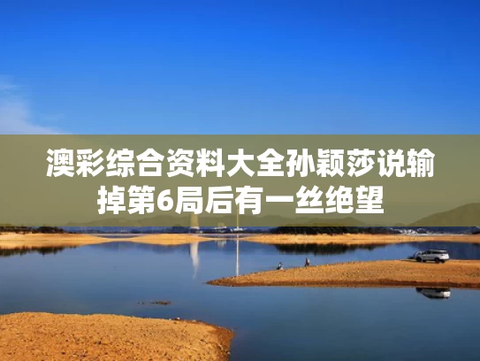 澳彩综合资料大全	孙颖莎说输掉第6局后有一丝绝望